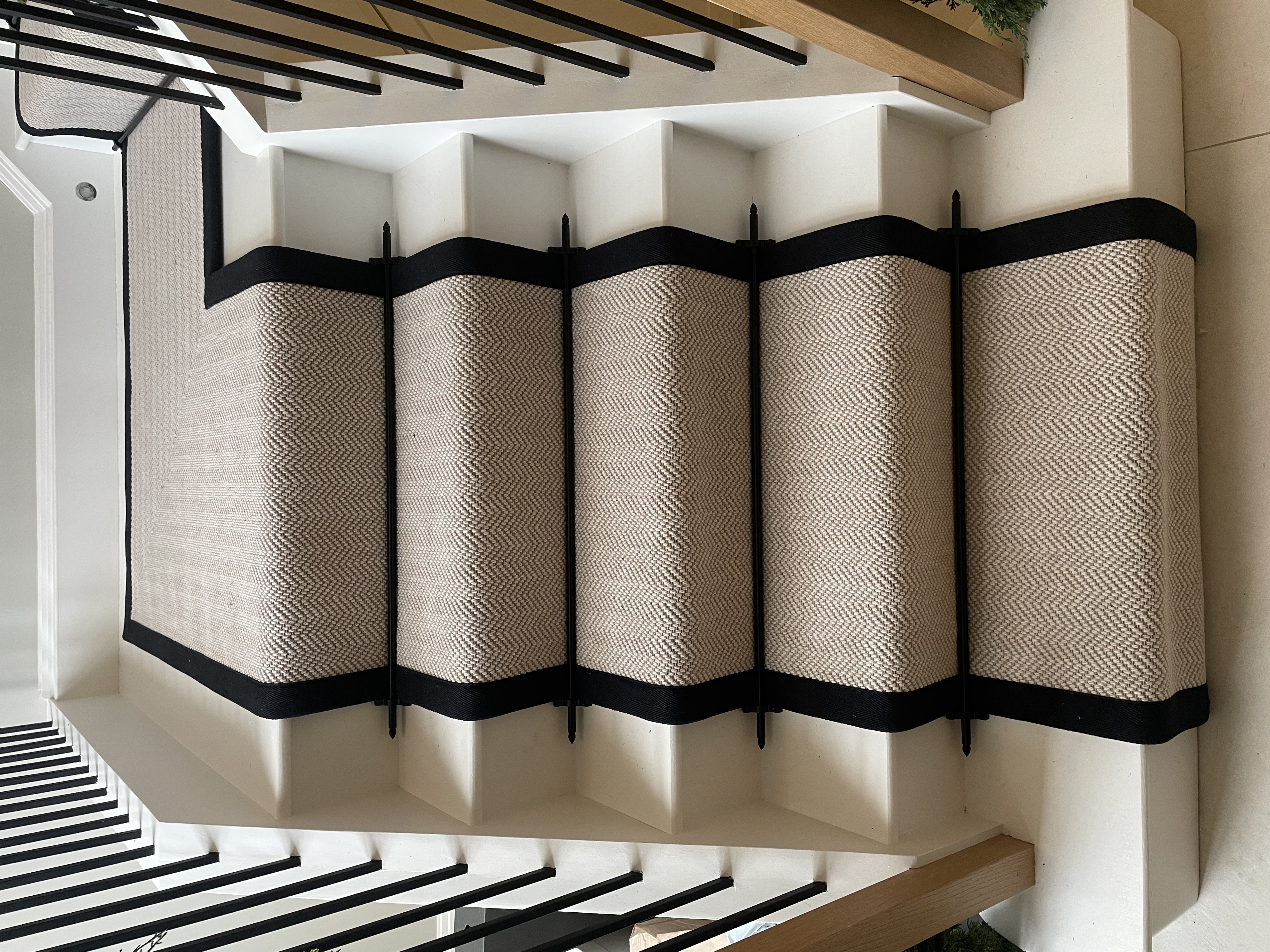 Premium wool carpet installed in a modern home showing durability and appearance